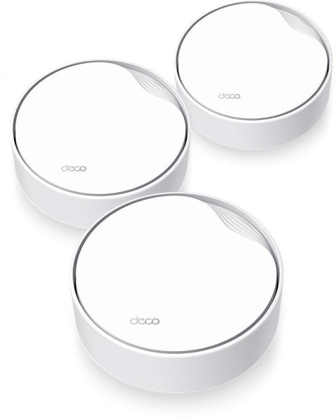 TP-Link DECO X50-PoE(3-PACK) Dual-band (2.4 GHz/5 GHz) Wi-Fi 6 (802.11ax) Biały Wewnętrzne