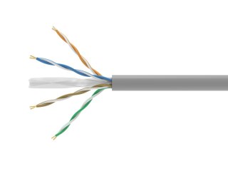 Wyposażenie Instalacji Kabel Cat6 U/UTP ECA 305,00m szare PVC