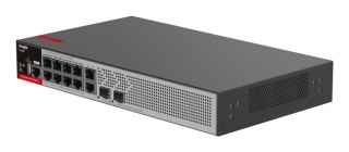 Zarządzalny Switch Ruijie L2+ 10 portów 1Gbit + 2 porty SFP 2.5Gbit 10 portów PoE+ (125W max) 1 wentylator, 1 wbudowany zasilacz