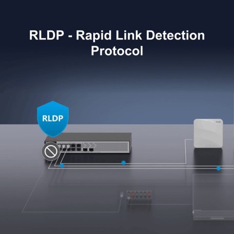 Zarządzalny Switch Ruijie L2+ 10 portów 1Gbit + 2 porty SFP 2.5Gbit 10 portów PoE+ (125W max) 1 wentylator, 1 wbudowany zasilacz