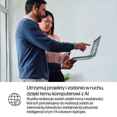 HP EliteBook 6 G1i Ultra 5 225U 14.0"WUXGA IPS 400nits Eye Ease AG 24GB DDR5 5600 SSD512 Arc Cam 5Mpx 56Wh W11Pro Pike silver al