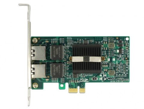 Karta sieciowa PCI Express 2 x Gigabit LAN Delock