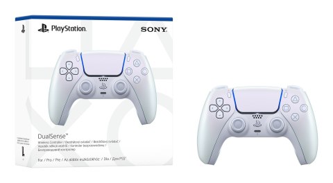 Sony DualSense Chrom, Perłowy Bluetooth/USB Gamepad Analogowa/Cyfrowa PlayStation 5
