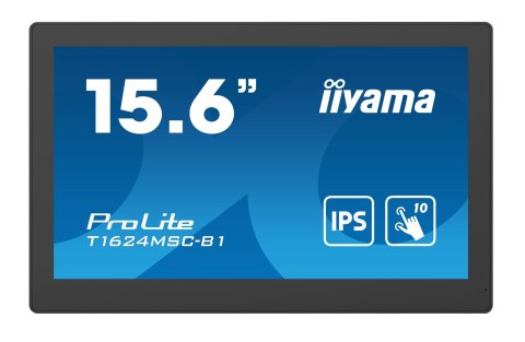 IIYAMA T1624MSC-B1 ProLite 15.6" monitor multitouch LED 1920x1080