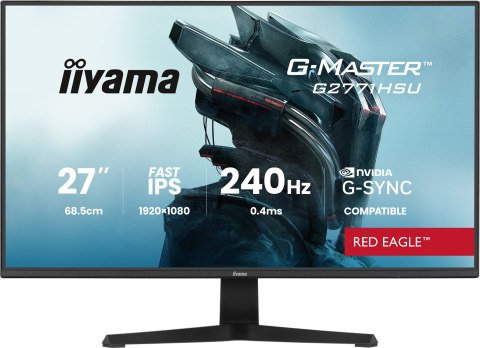 Iiyama G-MASTER Dołącz do ekipy profesjonalistów z modelem 27" Red Eagle, stworzonym z myślą o czystej prędkości - monitor zapew