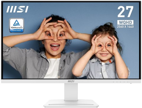 MSI Pro MP273QW E2 monitor komputerowy 68,6 cm (27") 2560 x 1440 px Wide Quad HD Biały
