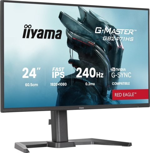 Monitor iiyama G-Master GB2471HS-B1 24" Fast-IPS - Płaski ekran - 24"