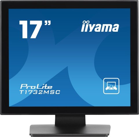 Monitor IIYAMA T1732MSC-B1S 17inch PCAP Bezel Free Front 10P Touch 1280x1024