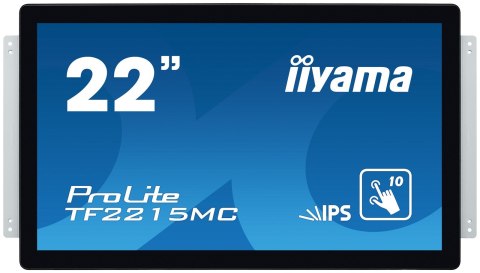 Monitor iiyama ProLite TF2215MC-B2, 54.6cm (21.5''), Projected Capacitive, 10 TP, Full HD, czarny