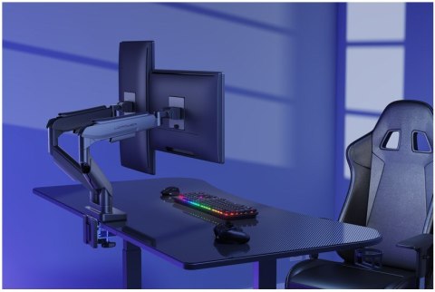 Ramię monitora LC-Power na 2 monitory do 86,36 cm (W) Podwójne