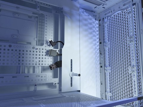 Obudowa PC Corsair Frame 5000D, Midi-Tower, E-ATX, Szkło hartowane - biała