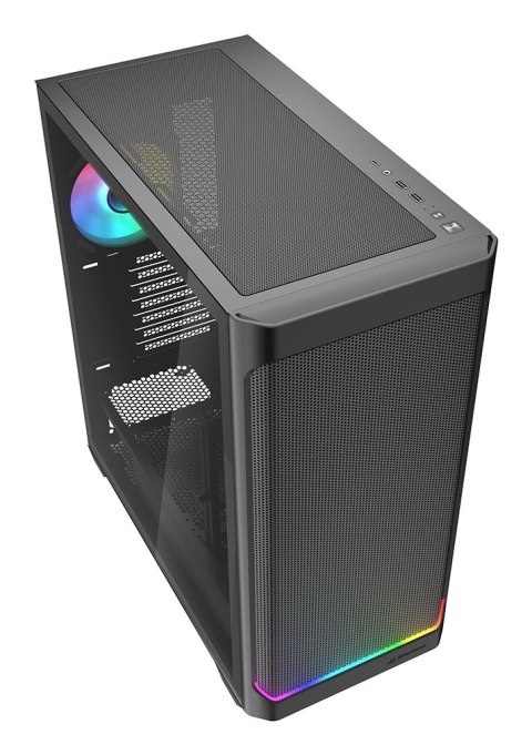 Obudowa Sharkoon AK4W RGB ATX z 1 szklanym panelem
