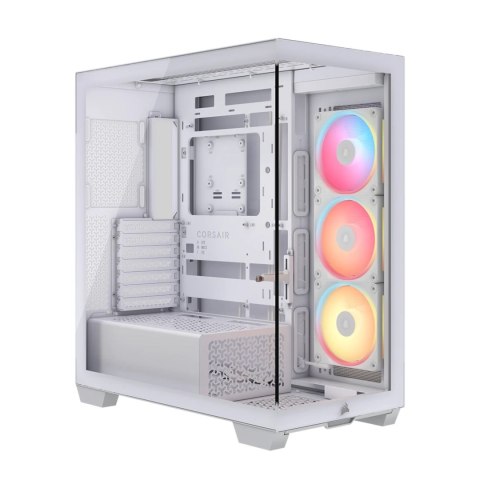 Obudowa komputera typu mid-tower CORSAIR 3500X LX-R RGB iCUE LINK biała ze szkła hartowanego