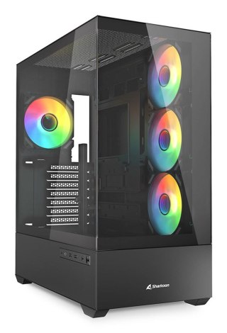 Obudowa komputerowa Sharkoon AK6 RGB ATX 1xGlass Czarne