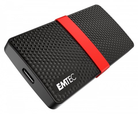 EMTEC SSD Power Plus X200 - Dysk SSD - 1TB - zewnętrzny (przenośny) - USB 3.1 Gen 1 (złącze USB-C)