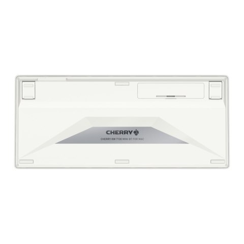 Klawiatura CHERRY TAS KW 7100 MINI BT dla Mac, Bezprzewodowa, DE-Layout, biały