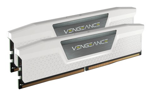 Pamięć RAM DDR5 64GB PC 6000 CL30 CORSAIR ZESTAW (2x32GB) VENGEANCE biały detaliczny