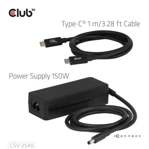 Stacja dokująca NB ACC 14IN1/USB-C 150W CSV-2540 CLUB3D