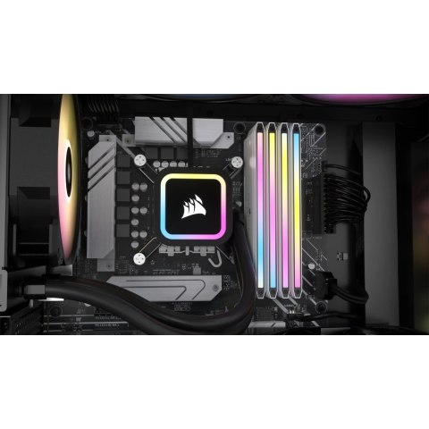 Zestaw pamięci DDR5 32GB PC 7000 CL34 Corsair, 2x16GB, Dominator T RGB White, sprzedaż detaliczna