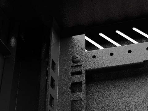 Lanberg WF11-3306-10B stojak 6U Szafa wisząca Czarny