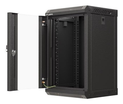 Lanberg WF11-3309-10B stojak 9U Szafa wisząca Czarny