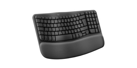 Logitech 920-012307 klawiatura Biuro RF Wireless + Bluetooth QWERTZ Czeski Grafitowy