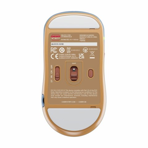 Mysz CHERRY XTRFY M68 bezprzewodowa, niebieska mysz bezprzewodowa