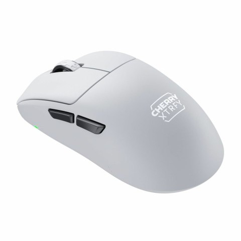 Mysz CHERRY Xtrfy M68 Pro - mysz - optyczna - 5 przycisków - bezprzewodowa - 2,4 GHz - odbiornik bezprzewodowy (USB) - biały