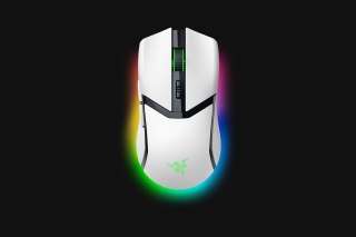 Mysz Razer Cobra Pro, biała, sieć bezprzewodowa/przewodowa, 2,4 GHz, USB-C