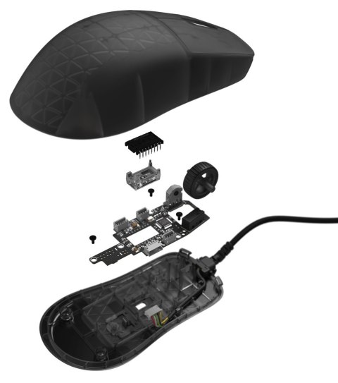 Mysz do gier Endgame Gear OP1 8k v2, 8,000 Hz - Dark Frost