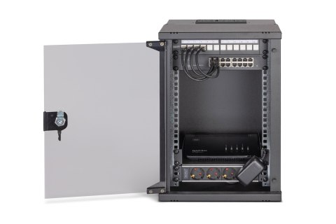 Pakiet sieciowy 10", szafa 9U i sprzęt, wersja bl SOHO Pro, bez montażu