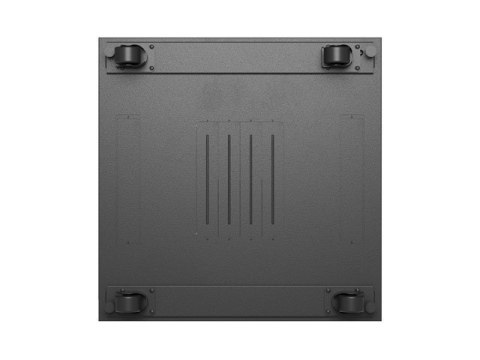 Szafa instalacyjna rack stojąca 19'' 47U 800x800 czarna drzwi perforowane LCD LANBERG (FLAT PACK)