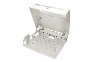 Szafa wisząca NWS 19" Slim Line 3HE rotierbar, 2HE fix, 145x500x475 mm, kolor szary (RAL 7035)