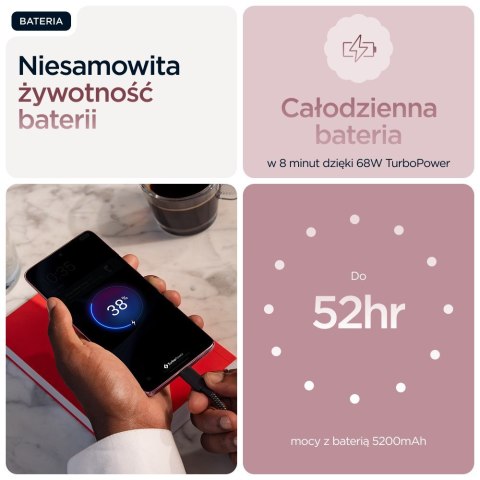 Telefon Motorola Edge 60 Fusion 5G 8RAM 256GB różowy