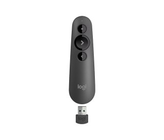 Wskaźnik laserowy Logitech R500s (910-005843) pilot bezprzewodowy Bluetooth/RF Grafitowy