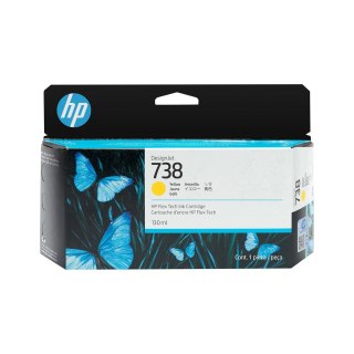 HP Wkład z atramentem żółtym DesignJet 738 130 ml