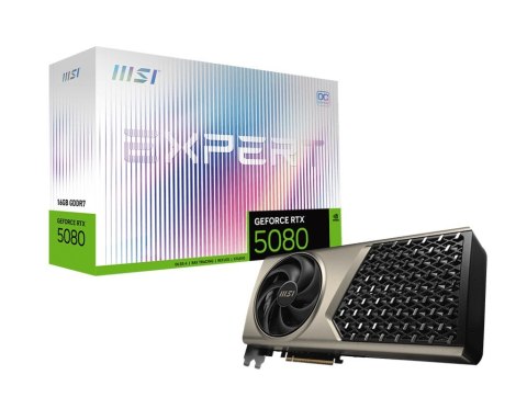 MSI GeForce RTX 5080 16G EXPERT OC - 16GB GDDR7, HDMI, 3x DP
