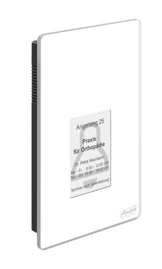 Terminal kontroli dostępu Auerswald TFS-Dialog 400 z czytnikiem linii papilarnych - biały