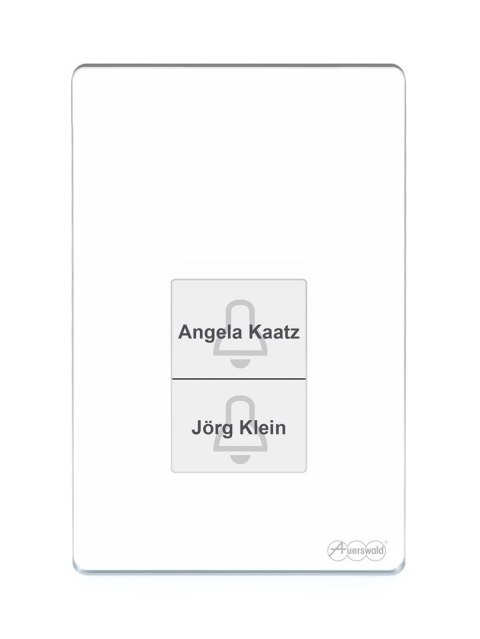 Terminal kontroli dostępu Auerswald TFS-Dialog 400 z czytnikiem linii papilarnych - biały