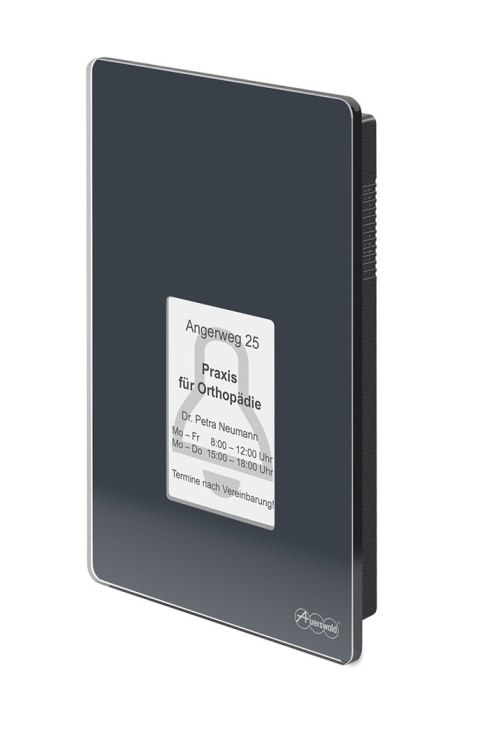 Terminal kontroli dostępu TFS-Dialog 400 z czytnikiem linii papilarnych - Antracyt