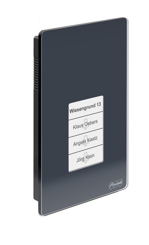 Terminal kontroli dostępu TFS-Dialog 400 z czytnikiem linii papilarnych - Antracyt