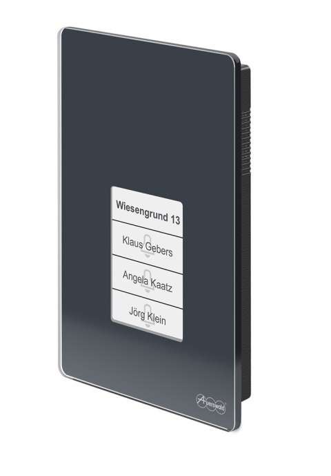 Terminal kontroli dostępu TFS-Dialog 400 z czytnikiem linii papilarnych - Antracyt