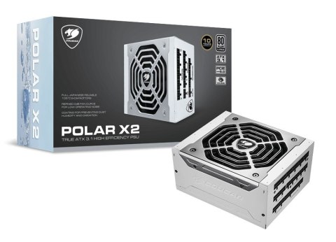 COUGAR Zasilacz POLAR X2 1050W ATX3.1/80 Plus Platynowy/Modułowy