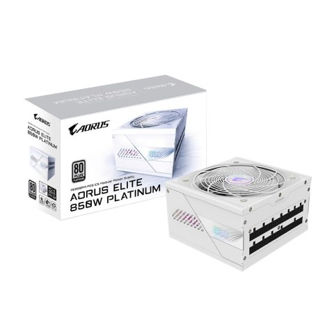 GIGABYTE AORUS ELITE P850W ICE moduł zasilaczy 850 W 20+4 pin ATX ATX Biały