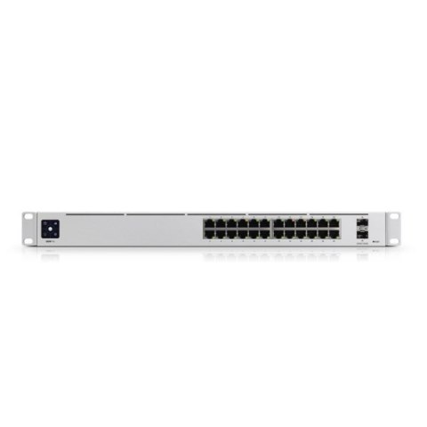 Ubiquiti UniFi USW-PRO-24 łącza sieciowe Zarządzany L2/L3 Gigabit Ethernet (10/100/1000) Srebrny