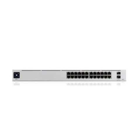 Ubiquiti UniFi USW-PRO-24 łącza sieciowe Zarządzany L2/L3 Gigabit Ethernet (10/100/1000) Srebrny