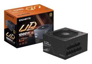 GIGABYTE UD1000GM PG5 V2 moduł zasilaczy 1000 W 20+4 pin ATX ATX Czarny