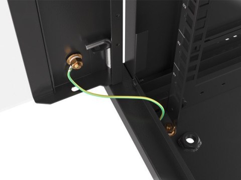 Lanberg WF01-6422-10B stojak 22U Szafa wisząca Czarny