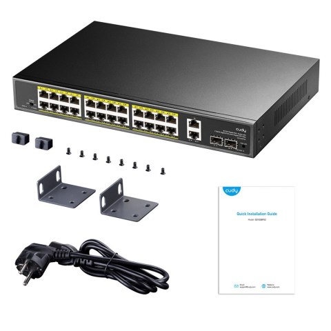 GS1026PS2 Switch 24-GbE PoE z 2 portami Uplink GbE i 2 Uplink SFP CUDY