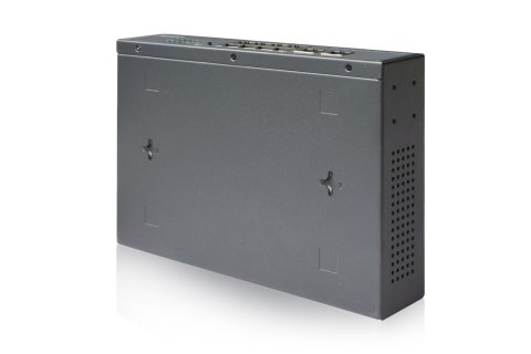 Przełącznik sieciowy niezarządzalny 19" 8x RJ45 10/100 Mb/s, 2x FastEthernet uplink, PoE+ 120W budżet